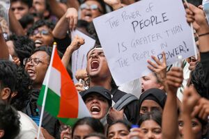 Protestos do CJP em Mumbai