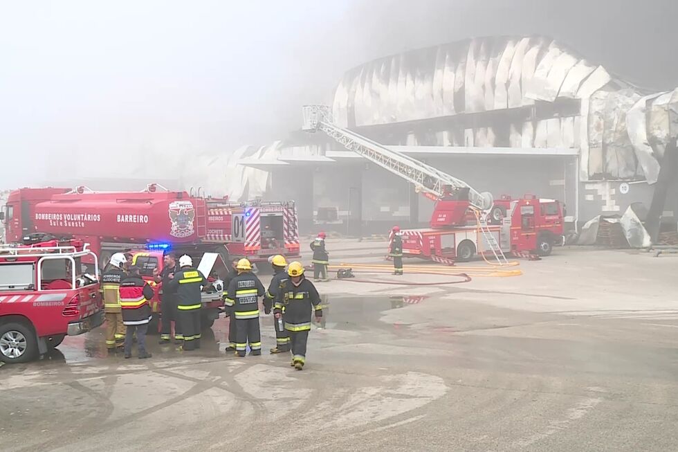 Incêndio no Montijo