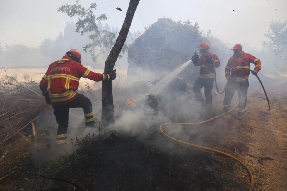Incêndio em Vouzela não dá tréguas