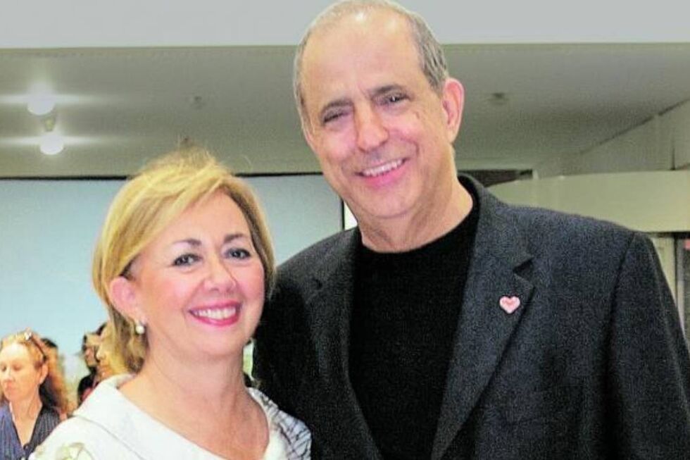 Joe Berardo com a mulher, Carolia, que morreu em maio de 2022