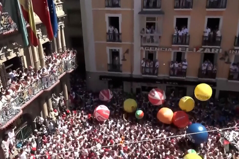 Está dado o pontapé de saída para as famosas festas de San Firmín