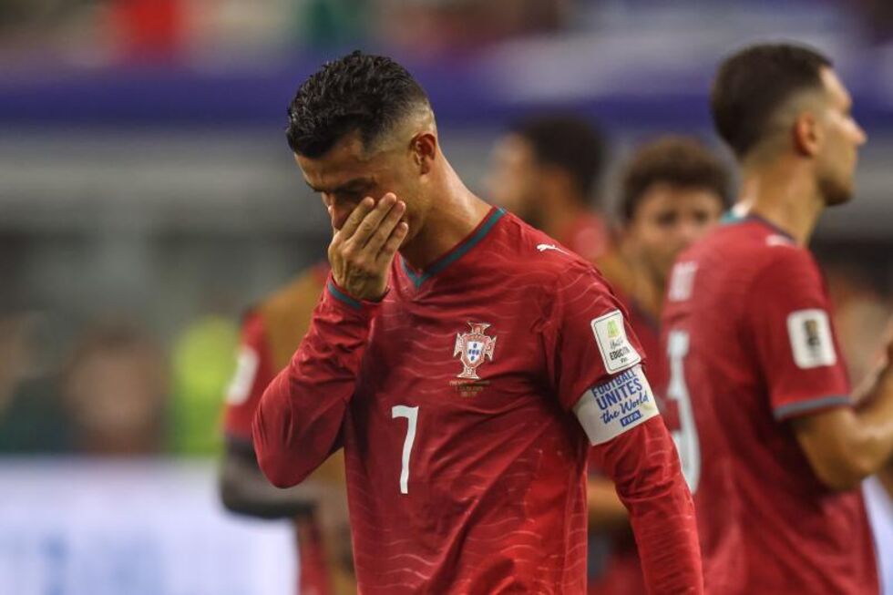 Ronaldo não escondeu a emoção