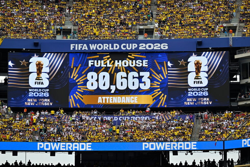Assistência no jogo entre Equador e Alemanha, no MetLife Stadium (EUA)