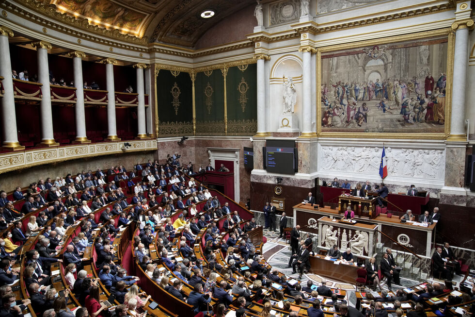 Assembleia Nacional em Paris