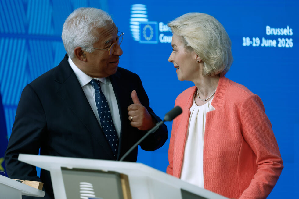 António Costa e Von der Leyen