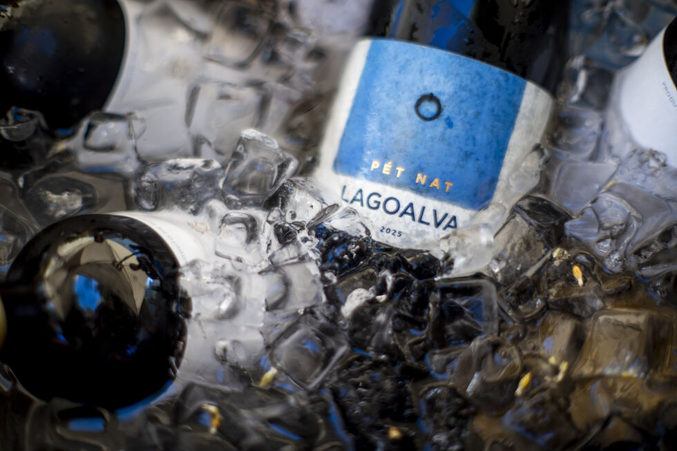A Quinta da Lagoalva, do Tejo, produz um pét-nat de Arinto e Fernão Pires (€10,90) 