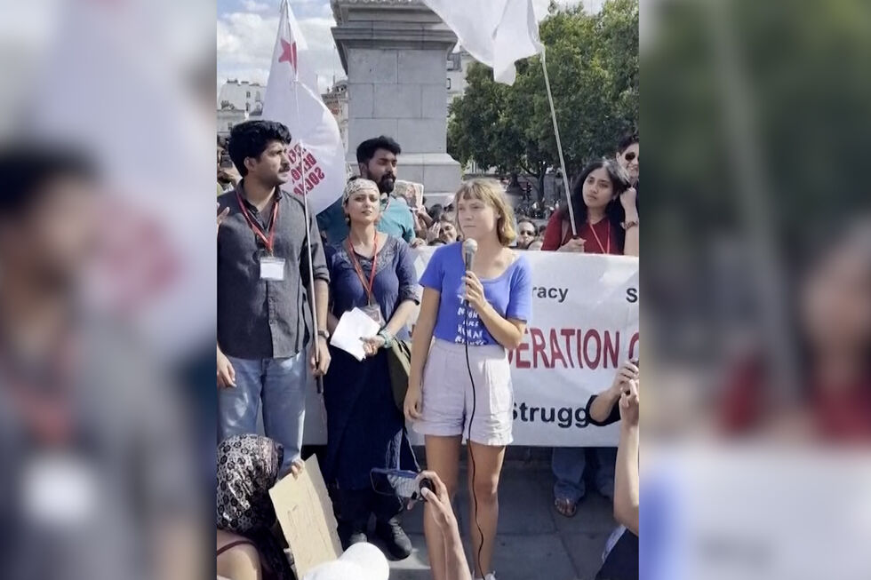 "Temos de nos unir agora": Greta Thunberg junta-se a protesto de estudantes indianos em Londres