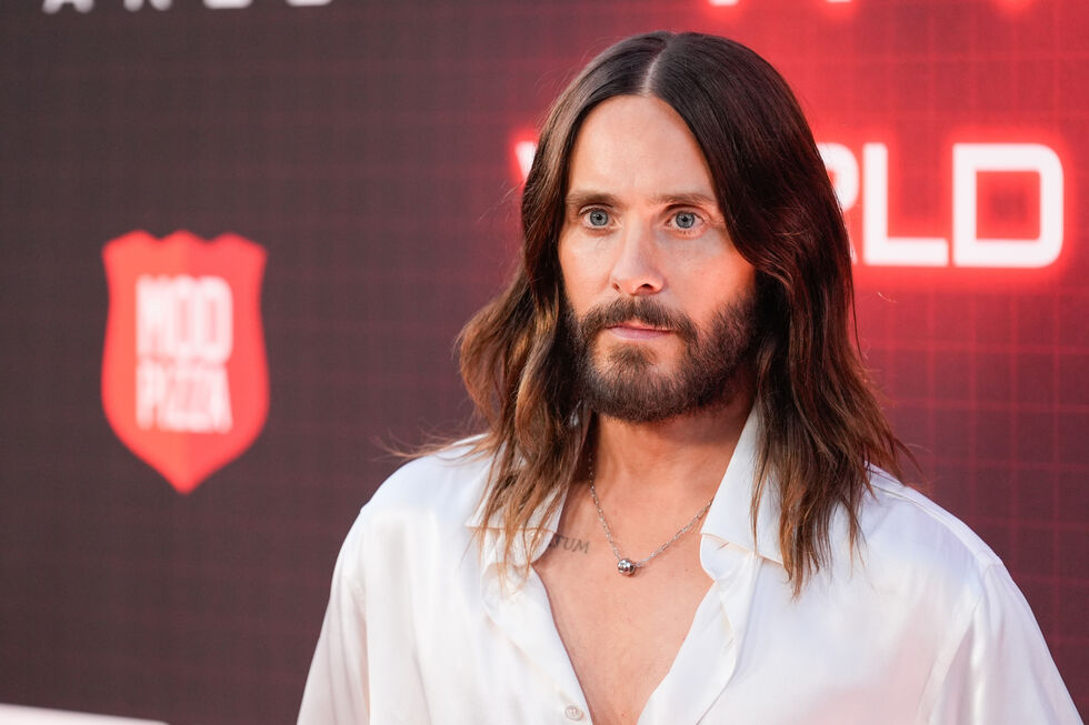Jared Leto na estreia de Tron: Ares