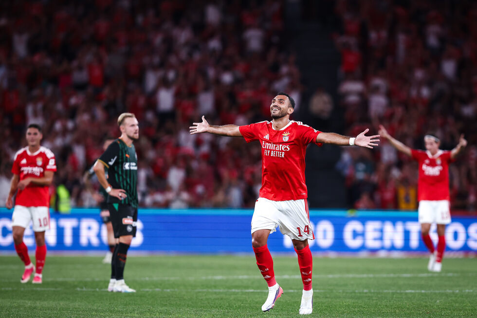 Benfica venceu por 5-0
