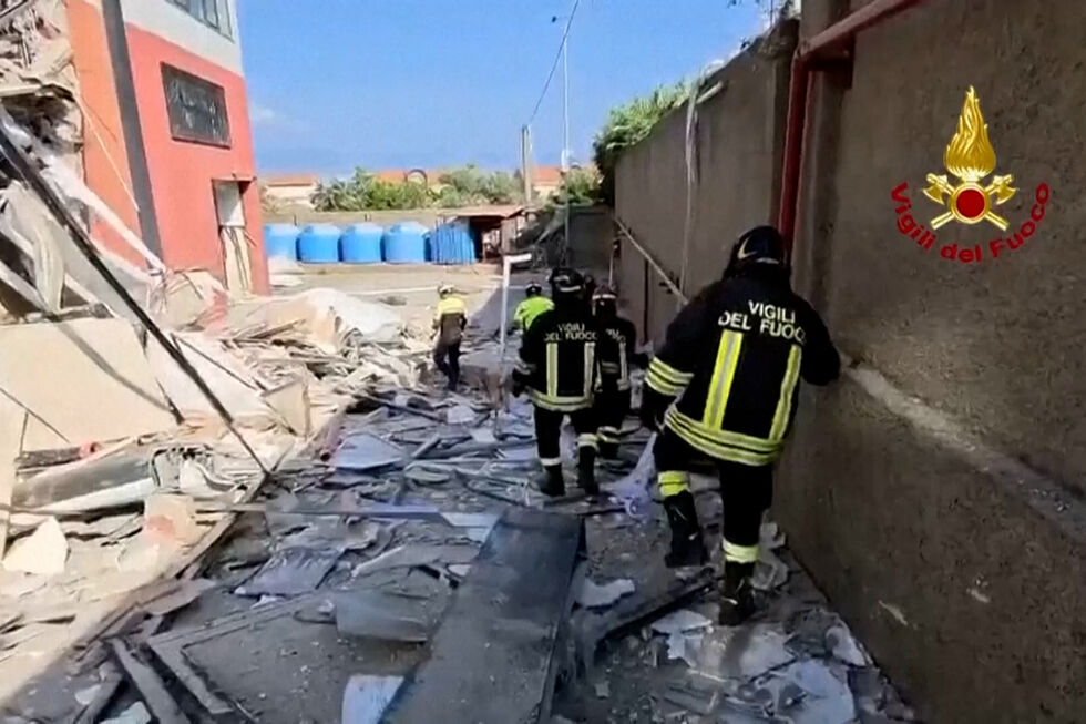 Bombeiros procuram seis desaparecidos após desabamento de prédio na Sicília 