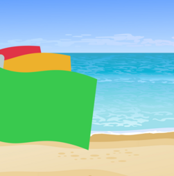 Sabe o que significam as bandeiras que encontra na praia?