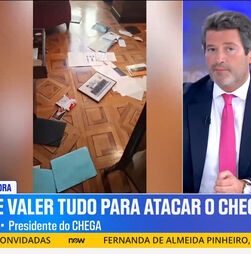 'Foi o deputado Francisco Gomes que me avisou': Ventura diz que Parlamento não o informou sobre o assalto ao gabinete