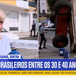 'Abri a janela e já estava virada ao contrário': moradora relata momento do acidente com grua em Massamá