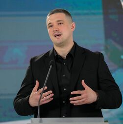 Mykhailo Fedorov, ex-ministro da Defesa e possível candidato presidencial ucraniano