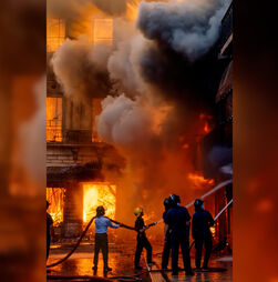 Câmara de Lisboa reconstitui incêndio do Chiado com Inteligência Artificial