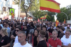 Madrid recebe protesto contra crise migratória em Ceuta