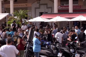 Moradores de Ceuta contestam protesto da extrema-direita