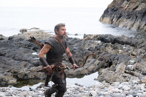 O ator Matt Damon interpreta Ulisses em "Odisseia", o novo filme de Christopher Nolan