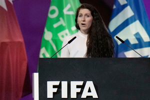 Lise Klaveness, presidende da Federação Norueguesa de Futebol (NFF)