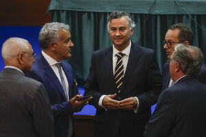 Fernando Alexandre durante a cerimónia de posse do reitor da nova Universidade de Leiria e Oeste
