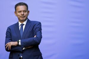 O primeiro-ministro Luís Montenegro, durante a inauguração da Loja do Cidadão, em Fafe