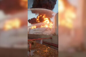 Ataque com drone provoca incêndio em instalação petrolífera na Líbia