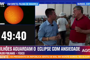 Carlos Fiolhais em Espanha para o eclipse: "O céu é uma máquina, nada falha"