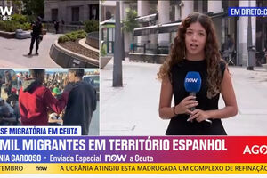 "É possível ver a quantidade de forças de segurança espalhadas aqui por Ceuta": enviada do NOW relata cenário vivido
