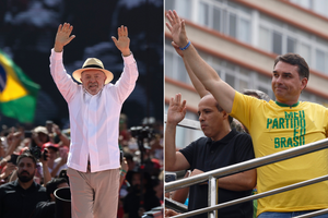 Lula da Silva e Flávio Bolsonaro deram início à campanha presidencial de 2026