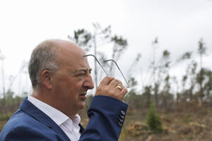 Ministro da Agricultura e do Mar visitou as zonas afetadas pela tempestade Kristin