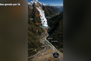 Vídeo gerado por IA mostra como terá ocorrido avalanche que provocou enxurrada no Nepal