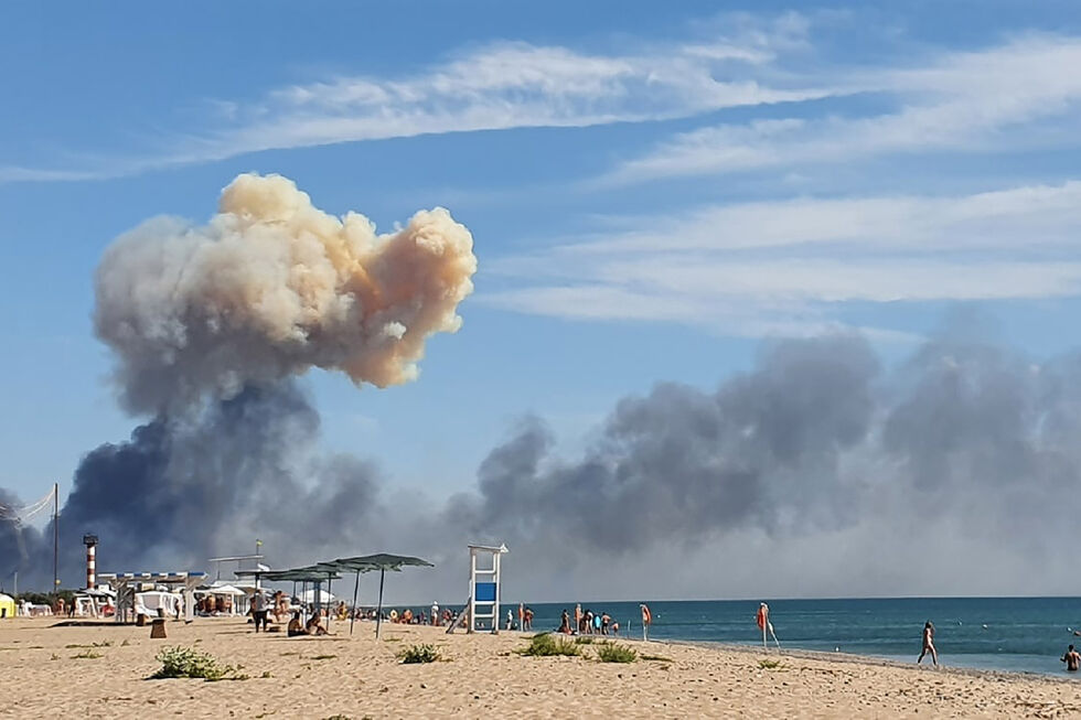 Drone atinge praia na Rússia e mata pelo menos sete pessoas