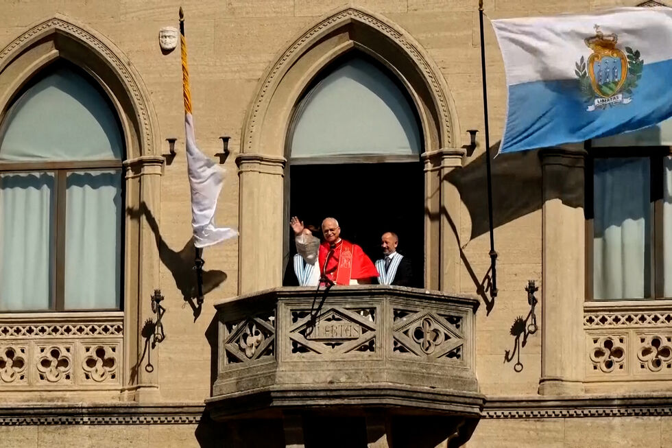 Papa Leão XIV apela à paz na ida a San Marino