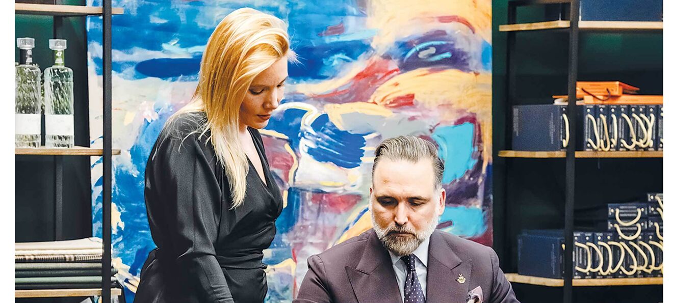 Diogo Jordão Cardoso com a sua mulher, Raquel da Costa Marques, responsável pela gestão de clientes