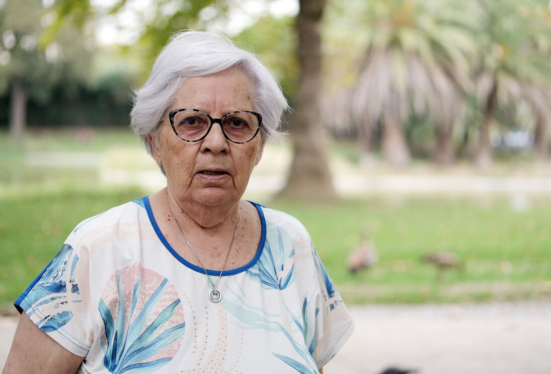 Manuela tem 81 e ajudou a montar o Piquenique