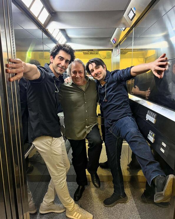 Jorge Palma com os filhos, Francisco e Vicente