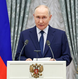 Partido de Putin apontado como vencedor das eleições na Rússia com 57,54% dos votos