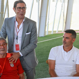 Rui Costa agradece a Luís Filipe Vieira e quer Benfica Campus ainda maior