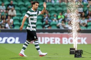 Jogador durante a apresentação