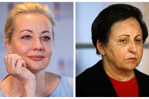 Yulia Navalnaya e Shirin Ebadi