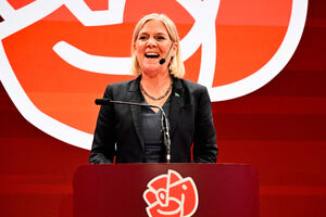 Magdalena Andersson lidera o Partido Social Democrata