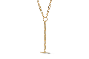 Colar Y Pandora ME com elos em liga metálica de assinatura com revestimento de ouro 14k, 219€