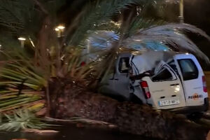 Este foi o cenário de uma noite de chuvas torrenciais em Valência