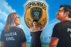 Jorlan Lopes da Silva detido pela polícia