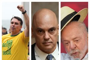 Flávio Bolsonaro, Alexandre Moraes e Lula da Silva