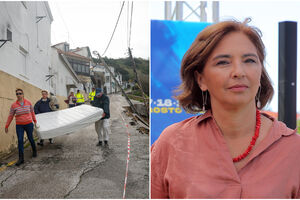 Inês de Medeiros, presidente da Câmara Municipal de Almada, prometeu obras na arriba que ainda não começaram