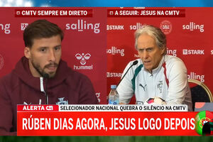 Rúben Dias: "Ronado? Momento de frustração de 10, 15 ou 20 segundos. Em nada beliscam o compromisso de mais de 20 anos com a nossa seleção"