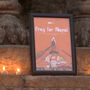Velas acesas em Katmandu pelas vítimas das enxurradas no Nepal