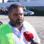 Manifestação em Espinho contra preço dos combustíveis e custo de vida
