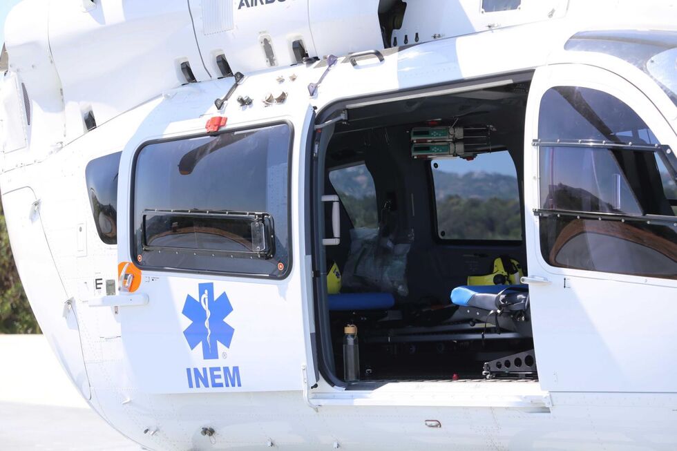 Helicóptero INEM transporta criança ferida para Lisboa
